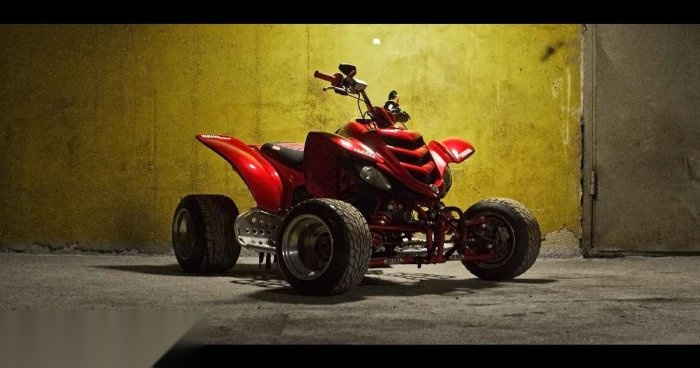 Yamaha Raptor 660cc, keturračiai 2005-12 m.,