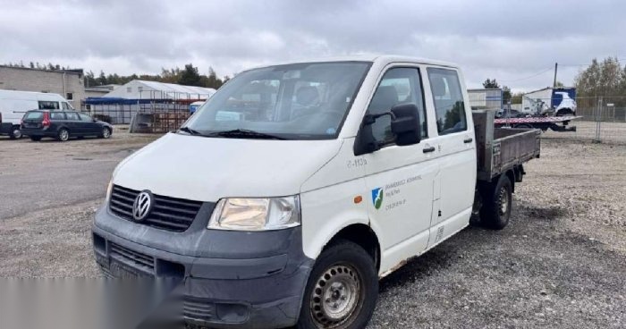 Volkswagen Transporter, 2.5 l., krovininis mikroautobusas 2007-05 m.,